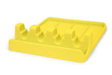 Load image into Gallery viewer, EnviKitchen Silicone Spoon Rest - Cooking Utensil Holder with Drip Pad Walls - Multiple Spoon Rest with Wider Slots for Bigger Utensils, Tongs - BPA-Free Spatula Rest for Stove, Kitchen, Countertop - Luminous Yellow